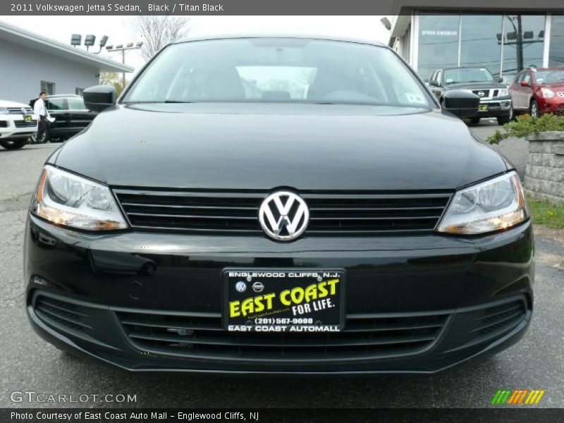 Black / Titan Black 2011 Volkswagen Jetta S Sedan