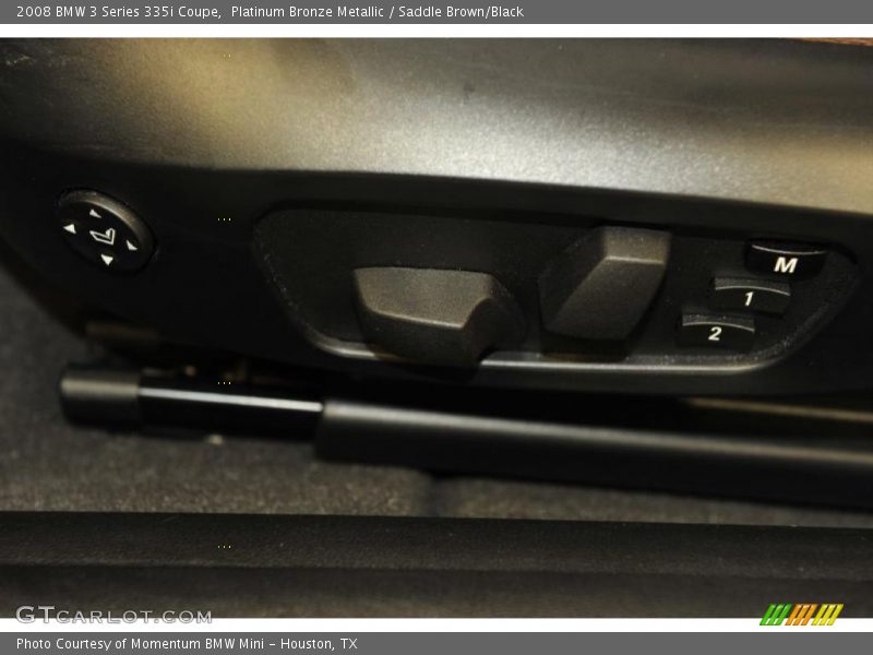 Platinum Bronze Metallic / Saddle Brown/Black 2008 BMW 3 Series 335i Coupe