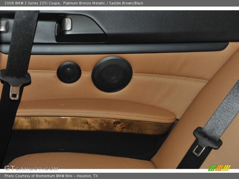 Platinum Bronze Metallic / Saddle Brown/Black 2008 BMW 3 Series 335i Coupe