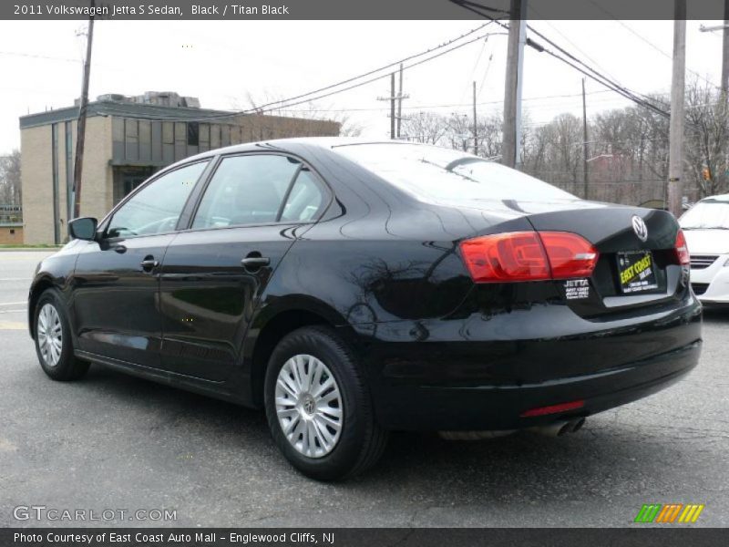 Black / Titan Black 2011 Volkswagen Jetta S Sedan