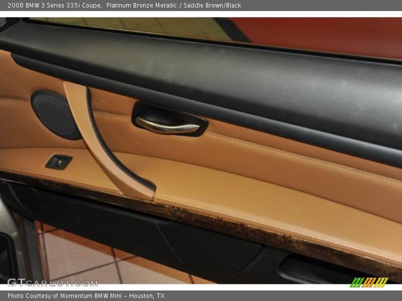 Platinum Bronze Metallic / Saddle Brown/Black 2008 BMW 3 Series 335i Coupe