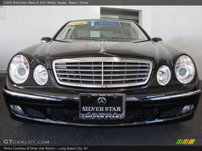 Black / Stone 2006 Mercedes-Benz E 350 4Matic Sedan