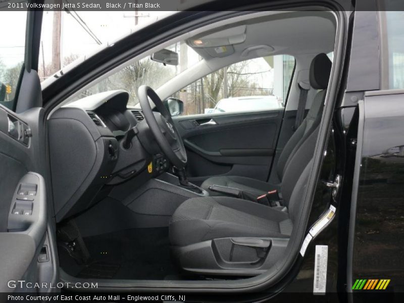 Black / Titan Black 2011 Volkswagen Jetta S Sedan
