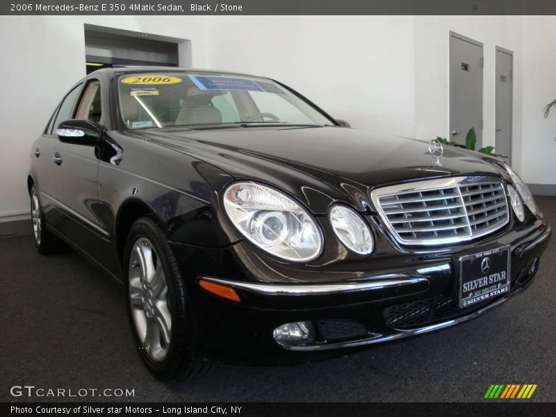 Black / Stone 2006 Mercedes-Benz E 350 4Matic Sedan
