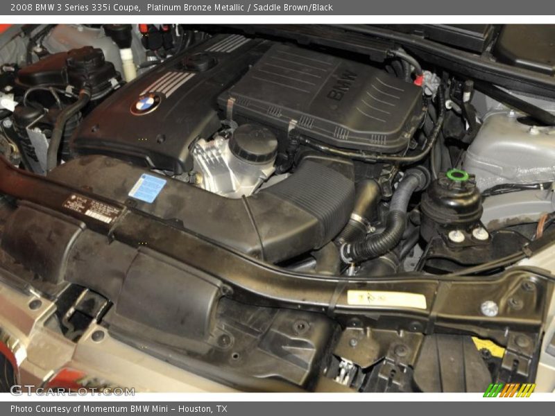Platinum Bronze Metallic / Saddle Brown/Black 2008 BMW 3 Series 335i Coupe