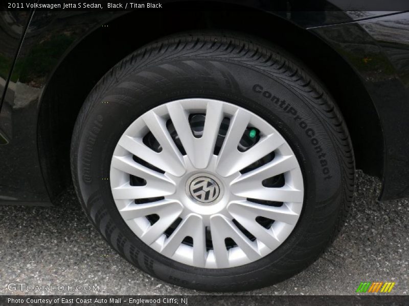 Black / Titan Black 2011 Volkswagen Jetta S Sedan