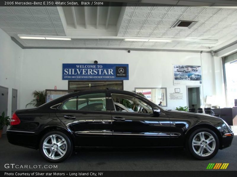Black / Stone 2006 Mercedes-Benz E 350 4Matic Sedan