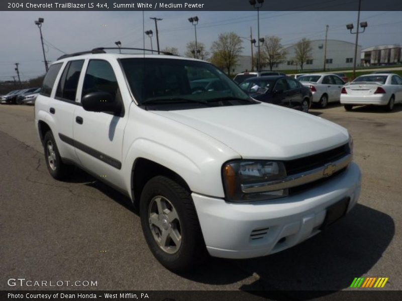 Summit White / Medium Pewter 2004 Chevrolet TrailBlazer LS 4x4