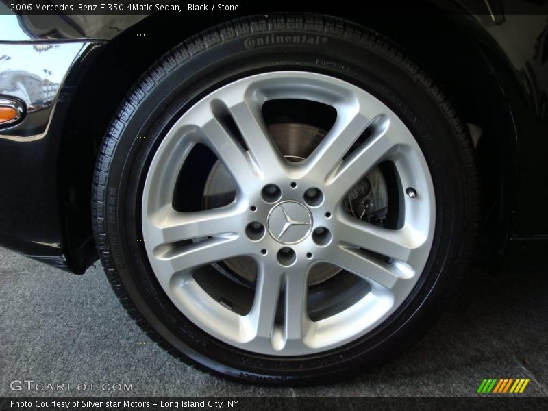 Black / Stone 2006 Mercedes-Benz E 350 4Matic Sedan