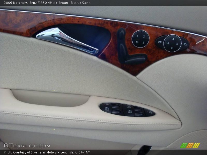 Black / Stone 2006 Mercedes-Benz E 350 4Matic Sedan
