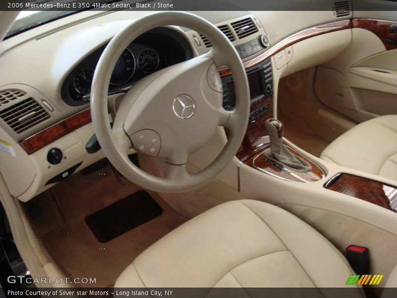 Black / Stone 2006 Mercedes-Benz E 350 4Matic Sedan