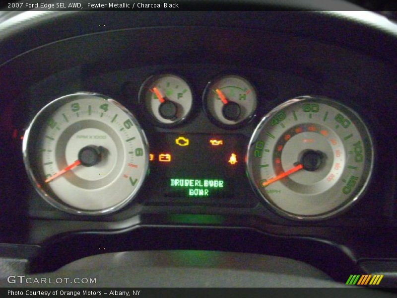 Pewter Metallic / Charcoal Black 2007 Ford Edge SEL AWD