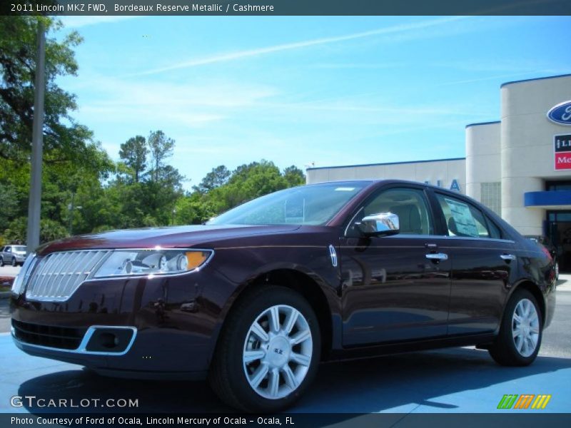 Bordeaux Reserve Metallic / Cashmere 2011 Lincoln MKZ FWD