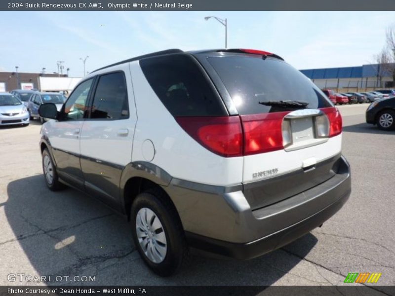 Olympic White / Neutral Beige 2004 Buick Rendezvous CX AWD