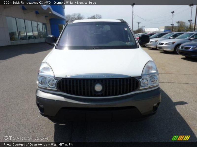 Olympic White / Neutral Beige 2004 Buick Rendezvous CX AWD