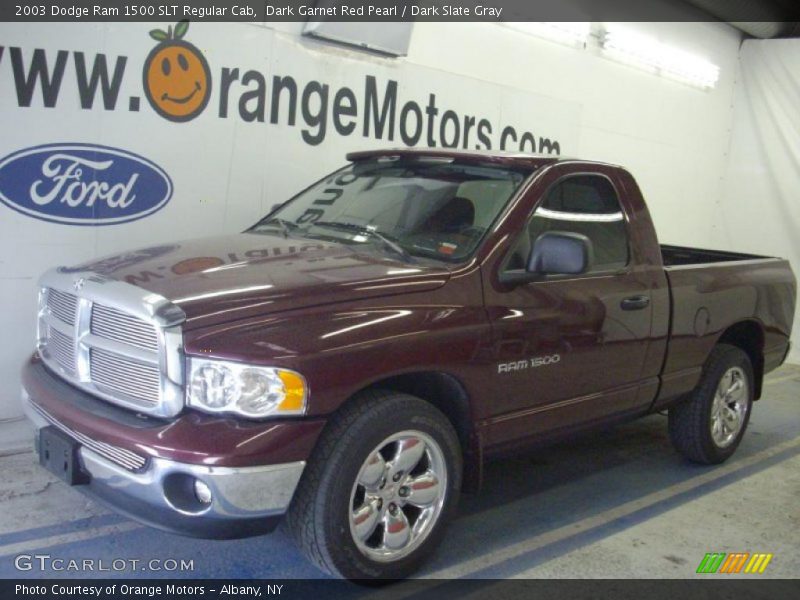 Dark Garnet Red Pearl / Dark Slate Gray 2003 Dodge Ram 1500 SLT Regular Cab