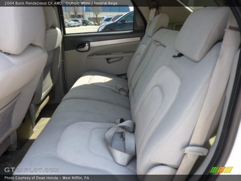 Olympic White / Neutral Beige 2004 Buick Rendezvous CX AWD