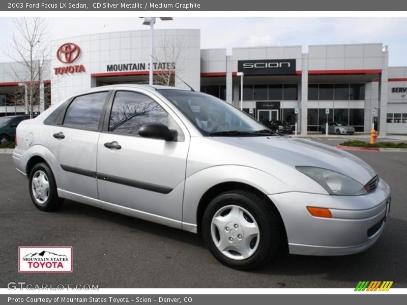 CD Silver Metallic / Medium Graphite 2003 Ford Focus LX Sedan