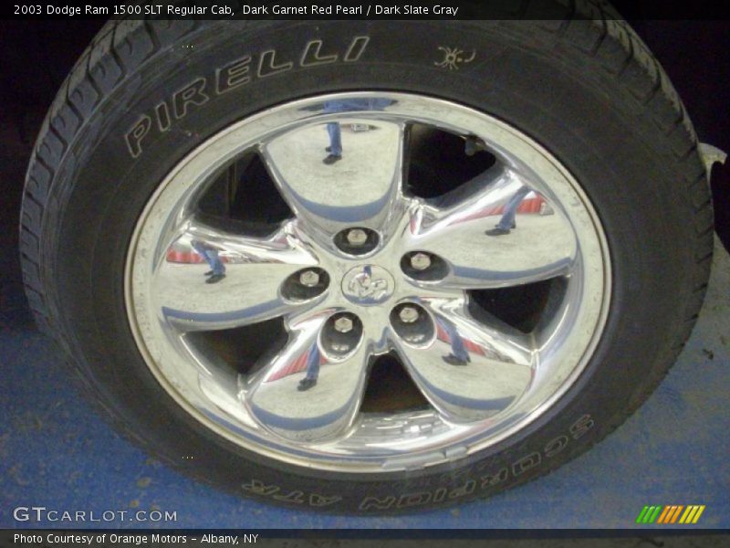 Dark Garnet Red Pearl / Dark Slate Gray 2003 Dodge Ram 1500 SLT Regular Cab