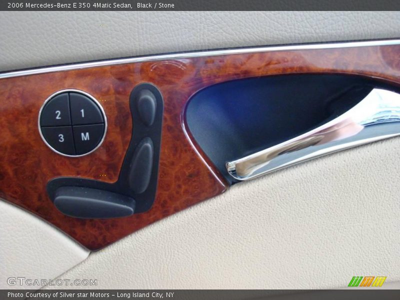 Black / Stone 2006 Mercedes-Benz E 350 4Matic Sedan
