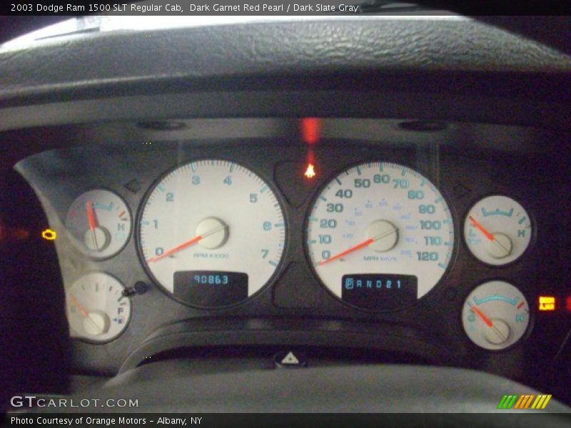 Dark Garnet Red Pearl / Dark Slate Gray 2003 Dodge Ram 1500 SLT Regular Cab