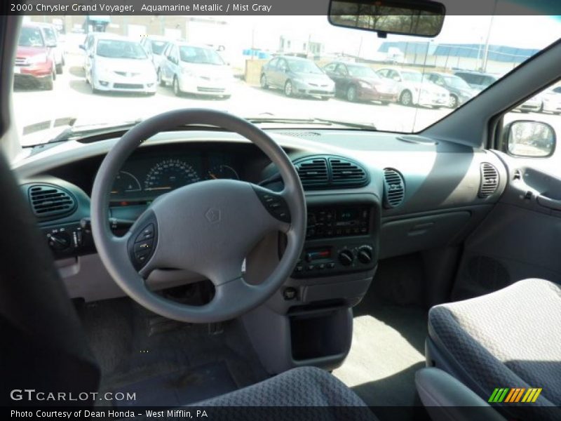 Aquamarine Metallic / Mist Gray 2000 Chrysler Grand Voyager
