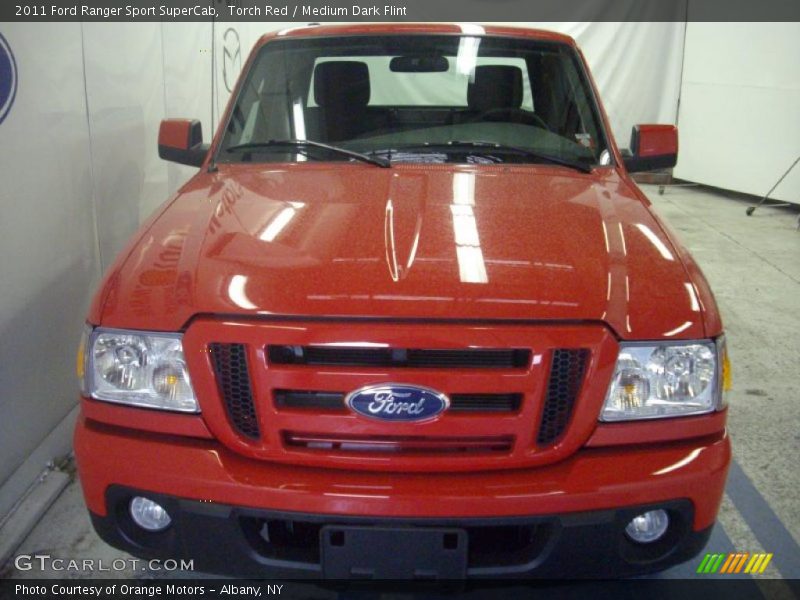 Torch Red / Medium Dark Flint 2011 Ford Ranger Sport SuperCab