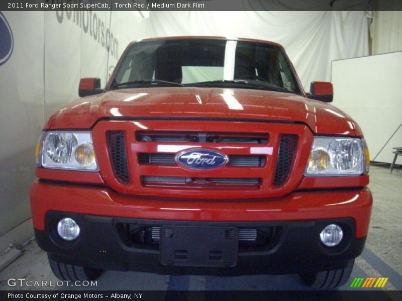 Torch Red / Medium Dark Flint 2011 Ford Ranger Sport SuperCab