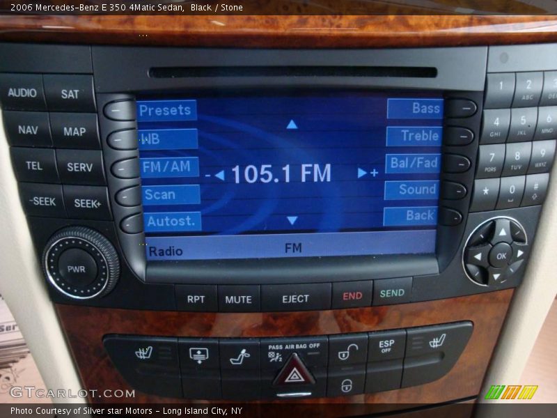 Black / Stone 2006 Mercedes-Benz E 350 4Matic Sedan