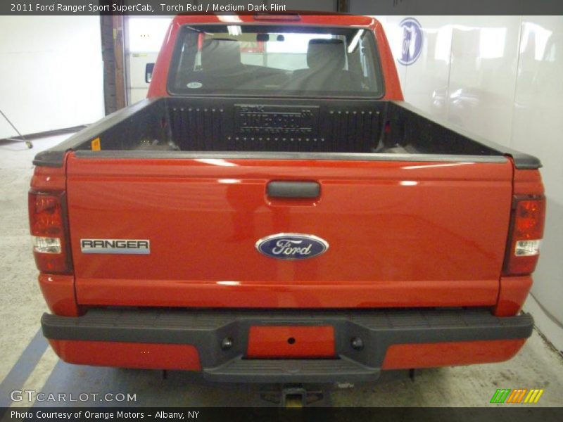 Torch Red / Medium Dark Flint 2011 Ford Ranger Sport SuperCab