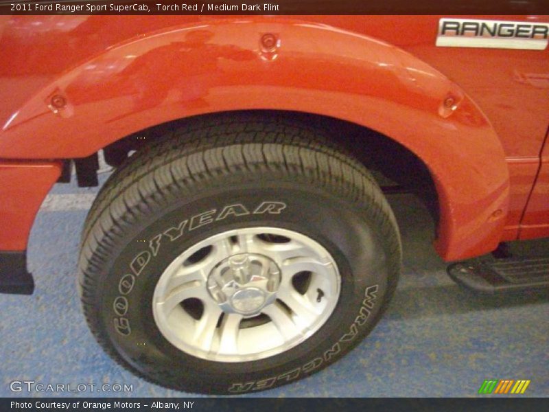Torch Red / Medium Dark Flint 2011 Ford Ranger Sport SuperCab