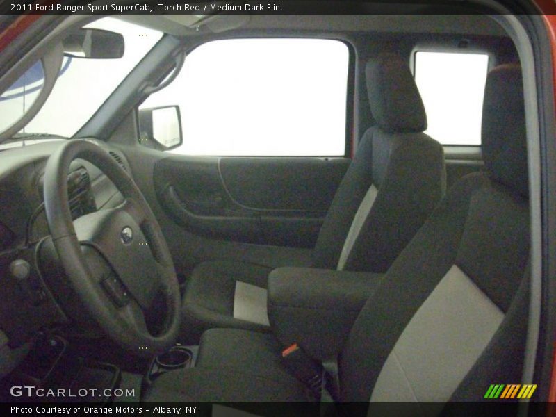 Torch Red / Medium Dark Flint 2011 Ford Ranger Sport SuperCab