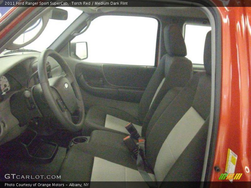 Torch Red / Medium Dark Flint 2011 Ford Ranger Sport SuperCab