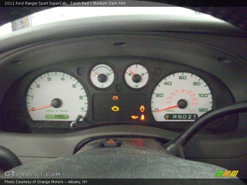 Torch Red / Medium Dark Flint 2011 Ford Ranger Sport SuperCab