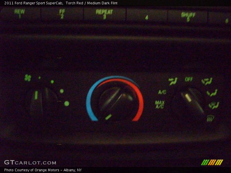 Torch Red / Medium Dark Flint 2011 Ford Ranger Sport SuperCab