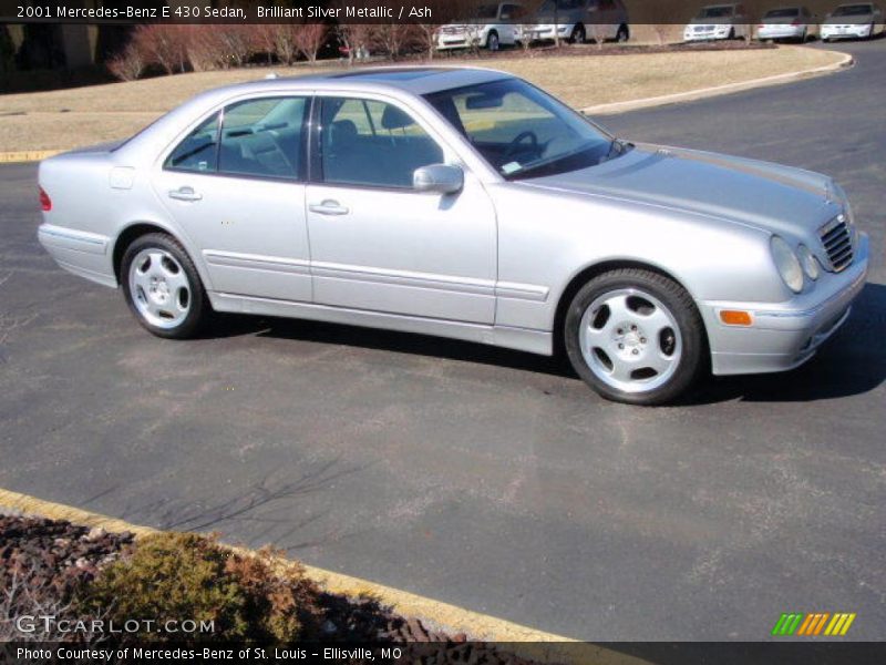 Brilliant Silver Metallic / Ash 2001 Mercedes-Benz E 430 Sedan