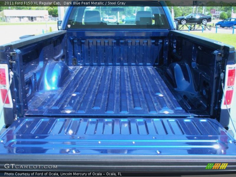 Dark Blue Pearl Metallic / Steel Gray 2011 Ford F150 XL Regular Cab