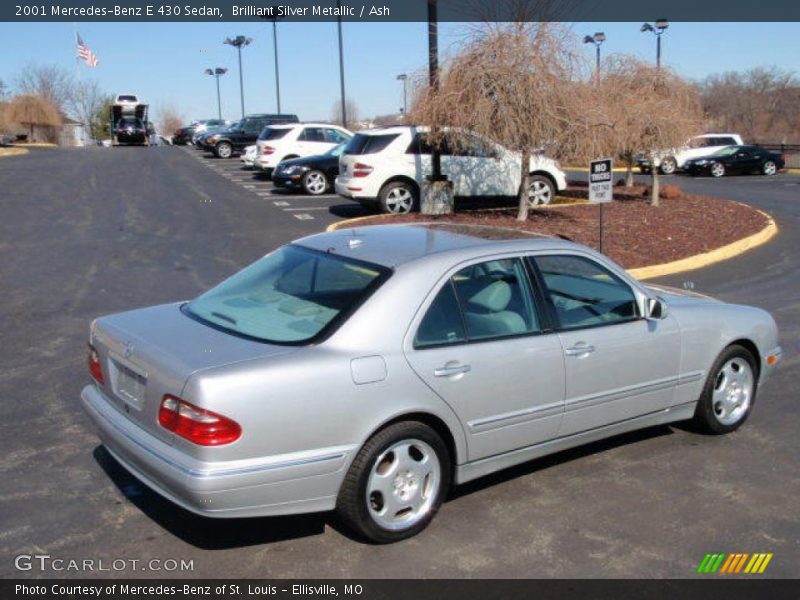 Brilliant Silver Metallic / Ash 2001 Mercedes-Benz E 430 Sedan