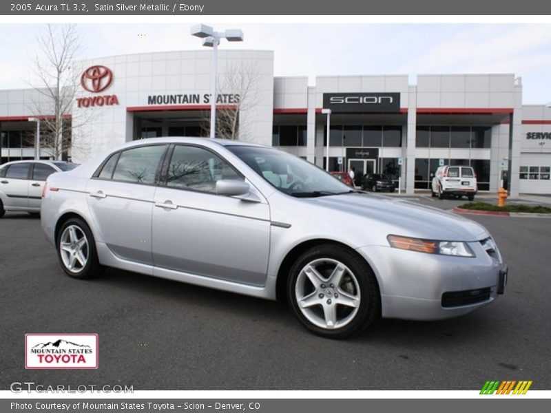Satin Silver Metallic / Ebony 2005 Acura TL 3.2