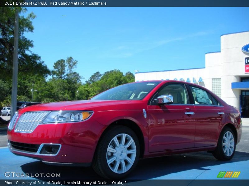 Red Candy Metallic / Cashmere 2011 Lincoln MKZ FWD