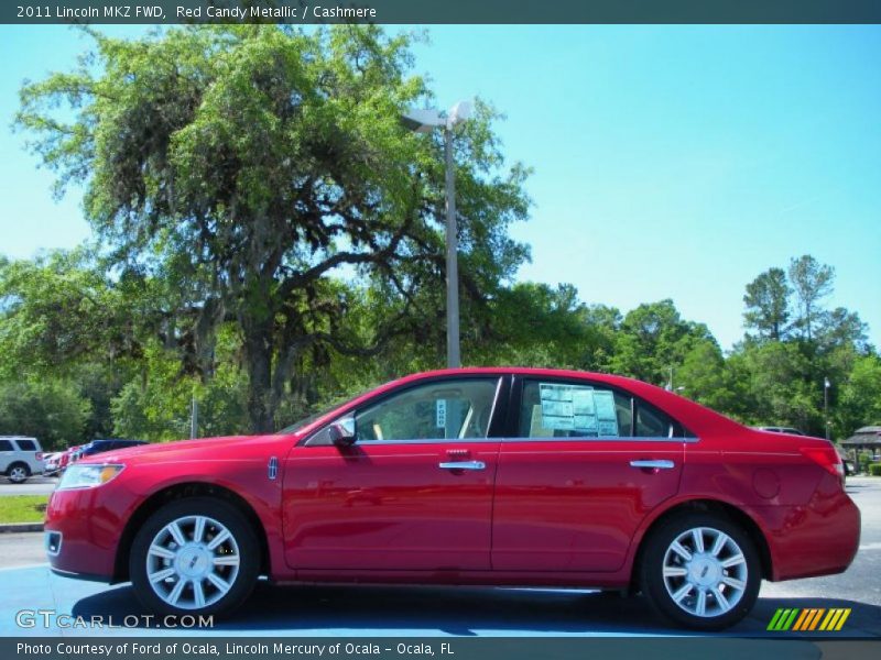 Red Candy Metallic / Cashmere 2011 Lincoln MKZ FWD