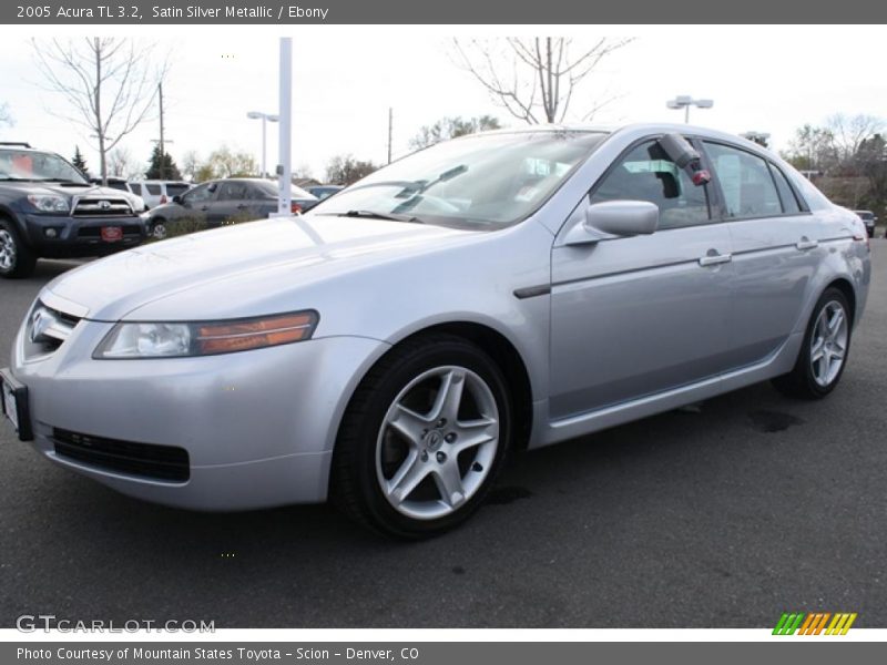 Satin Silver Metallic / Ebony 2005 Acura TL 3.2