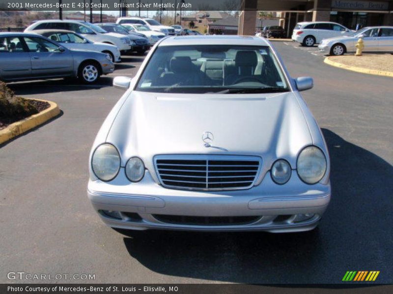 Brilliant Silver Metallic / Ash 2001 Mercedes-Benz E 430 Sedan