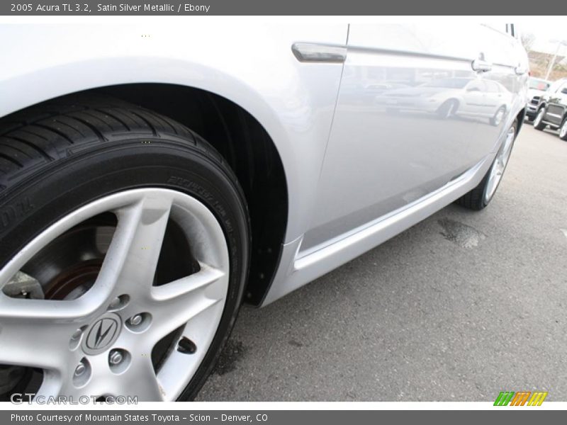Satin Silver Metallic / Ebony 2005 Acura TL 3.2