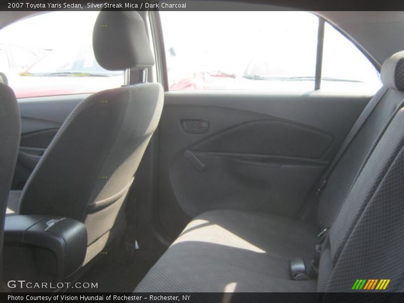 Silver Streak Mica / Dark Charcoal 2007 Toyota Yaris Sedan
