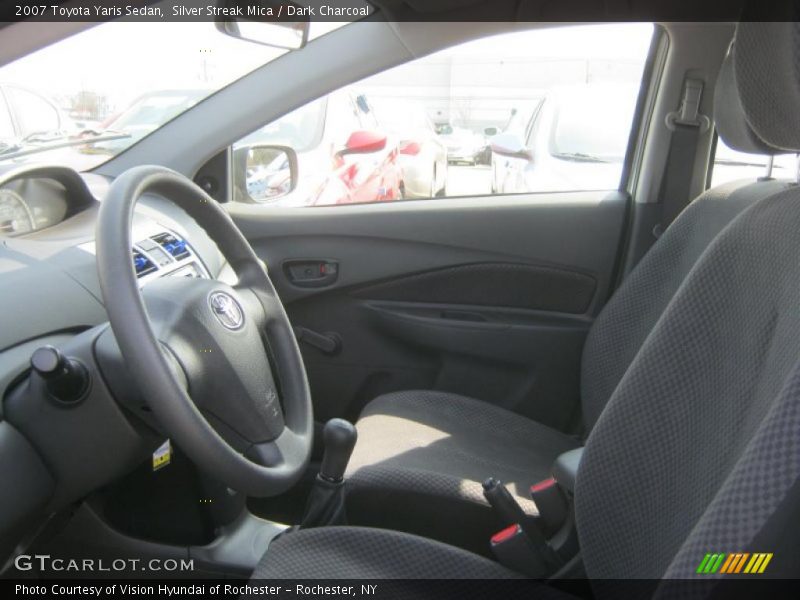 Silver Streak Mica / Dark Charcoal 2007 Toyota Yaris Sedan