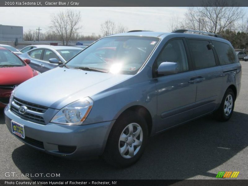 Glacier Blue / Gray 2010 Kia Sedona LX