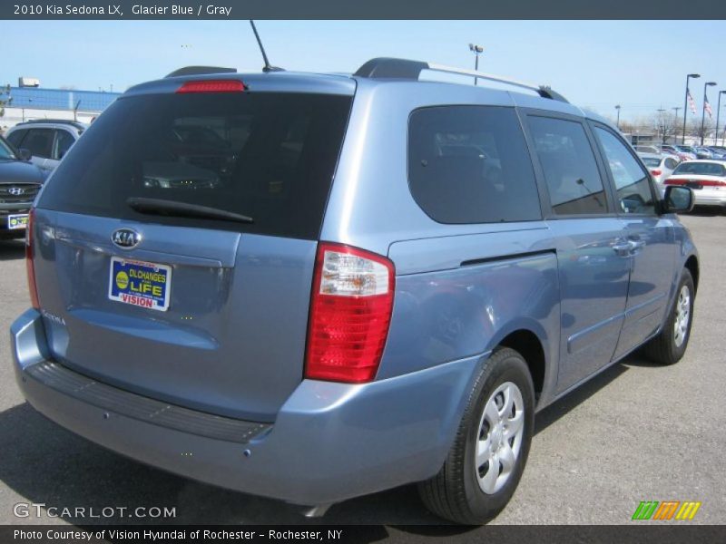 Glacier Blue / Gray 2010 Kia Sedona LX