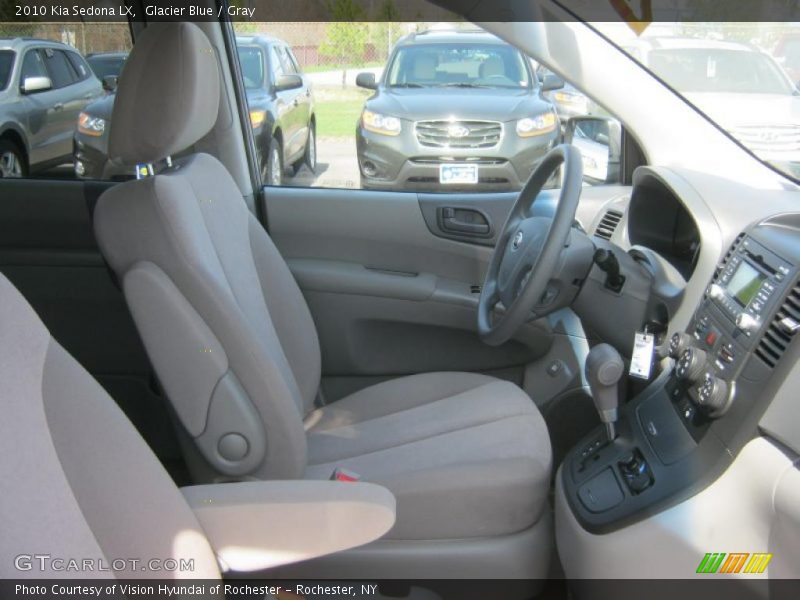 Glacier Blue / Gray 2010 Kia Sedona LX