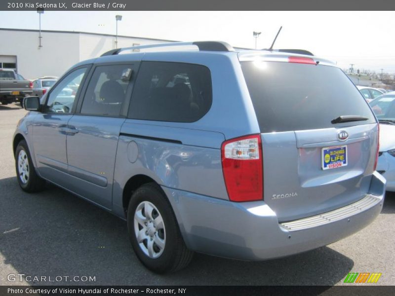 Glacier Blue / Gray 2010 Kia Sedona LX